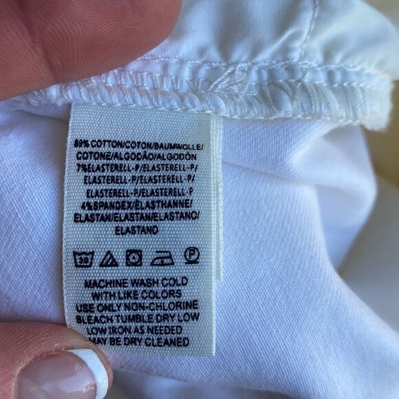 NWT - We The Free Crvy Lace Up Front Jeans in Ivory Size: 35 - Picture 7 of 7